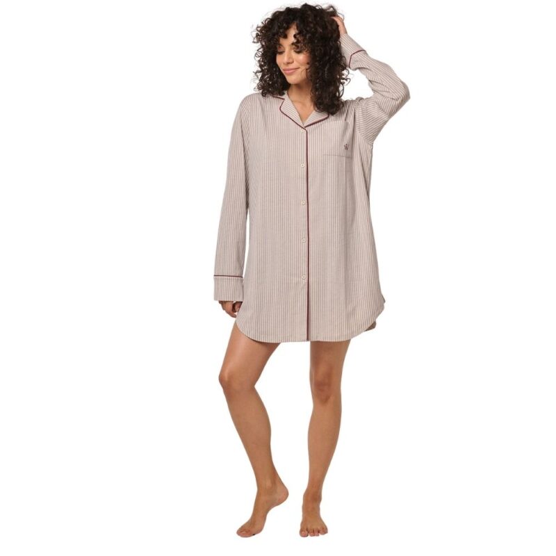Camison Camisero Rayas Gris