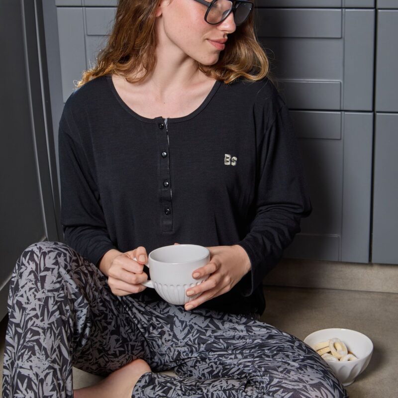 PIJAMA BÁSICOS Negro