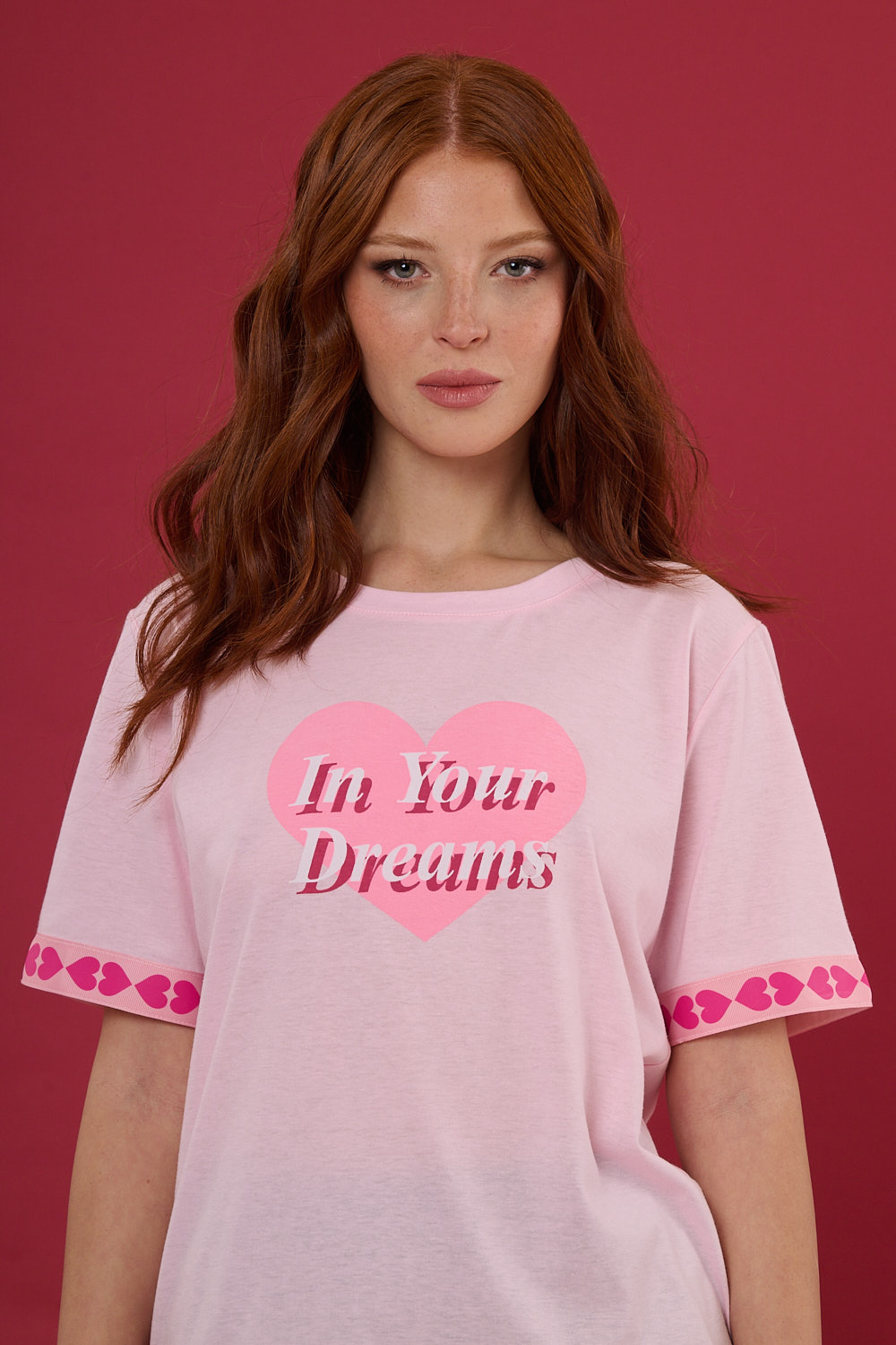 PIJAMA REMERA Y SHORT HEARTLESS - Imagen 3